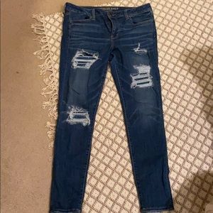 American eagle ripped jeans
